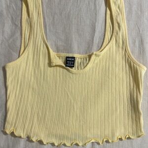 Yellow Crop Top